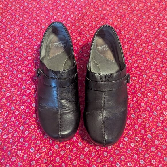 Dansko Solstice Leather Clog Shoe Professional Nurse Boho Comfort Scandi Girl - Picture 4 of 9